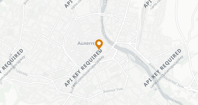 Map showing L’Aspérule - Auxerre