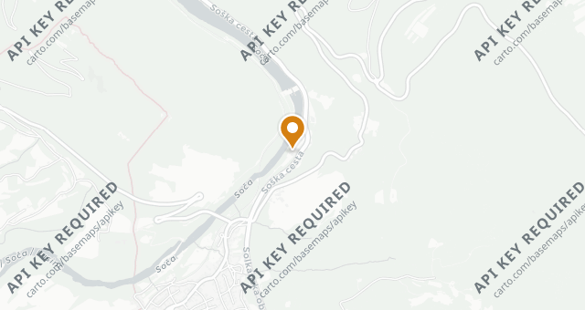 Map showing Ošterija Žogica
