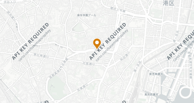 Map showing Shirokane Shin