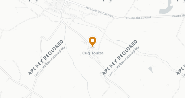 Map showing Cuq en Terrasses