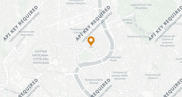 Map showing Da Cesare