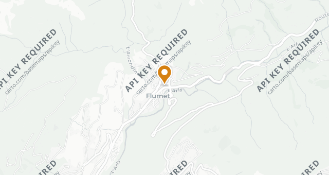 Map showing Auberge des Églantiers