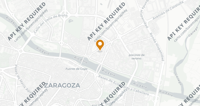 Map showing Gente Rara