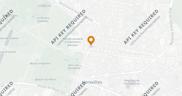 Map showing Lafayette