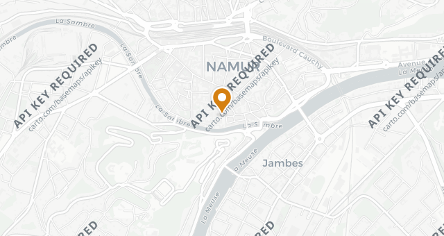 Map showing Bistro Camélia