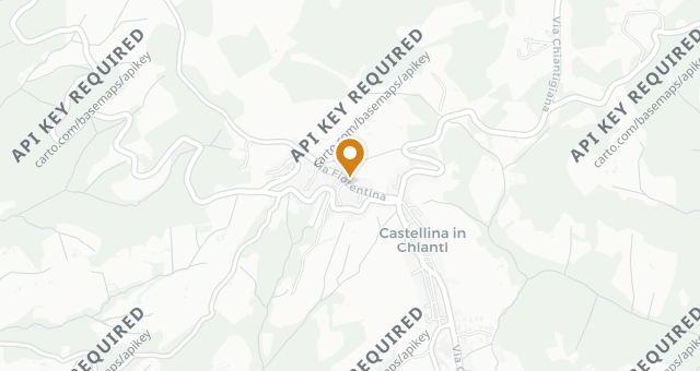 Map showing Albergaccio di Castellina