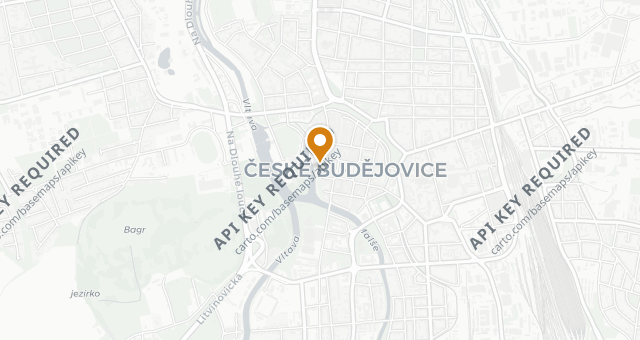 Map showing Žlutá ponorka Poetic Cocktail bar & Restaurant