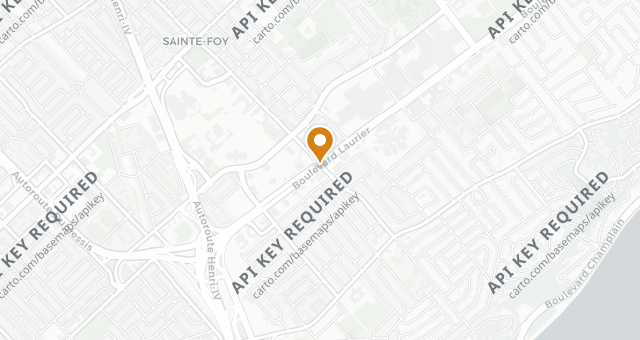 Map showing La Bête