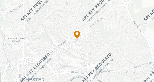 Map showing Sticky Walnut