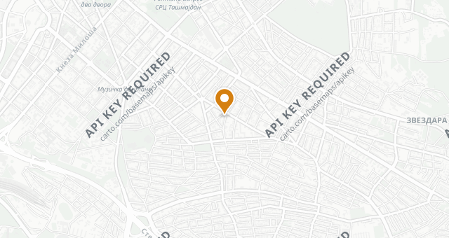 Map showing RESTORAN FARO BEOGRAD