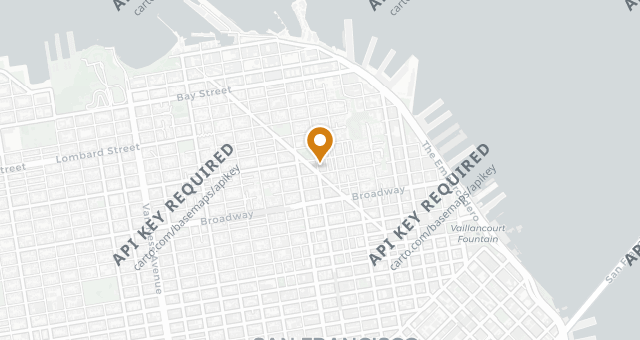 Map showing North Beach Restaurant