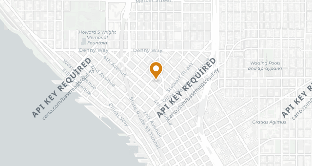 Map showing Dimitriou's Jazz Alley Restaurant & Nightclub