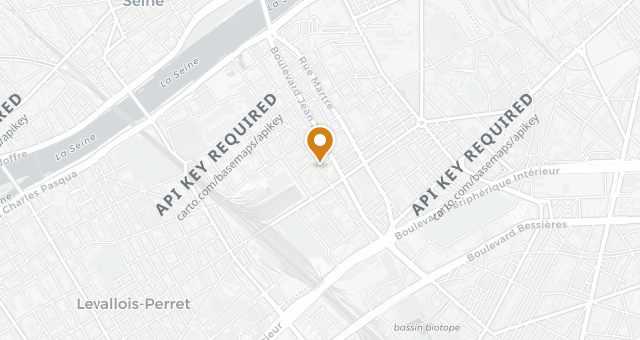 Map showing Rosette