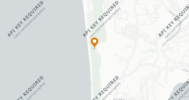 Map showing Cuma