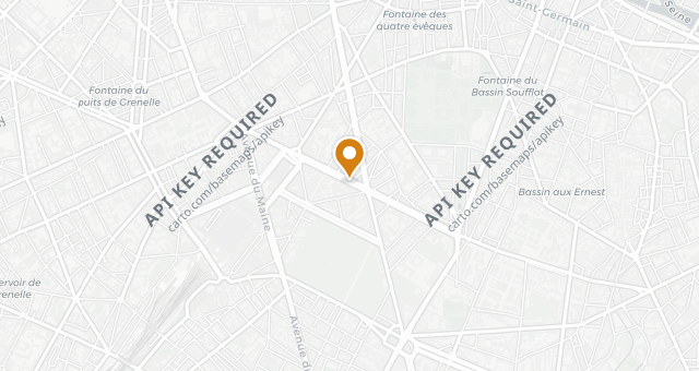 Map showing La Coupole