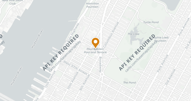 Map showing Lincoln Ristorante