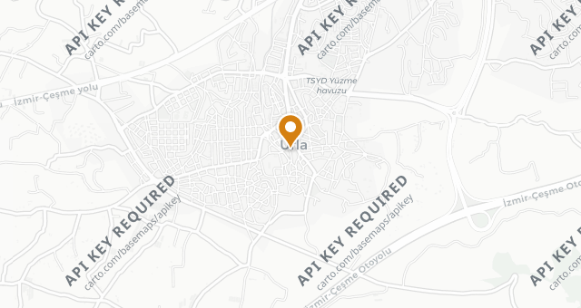 Map showing Beğendik Abi