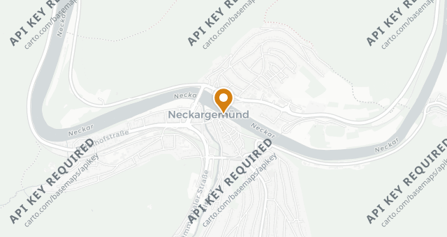 Map showing Christians Restaurant