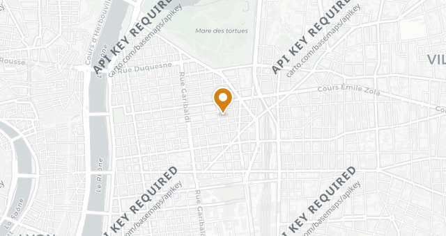 Map showing Le Zeste Gourmand