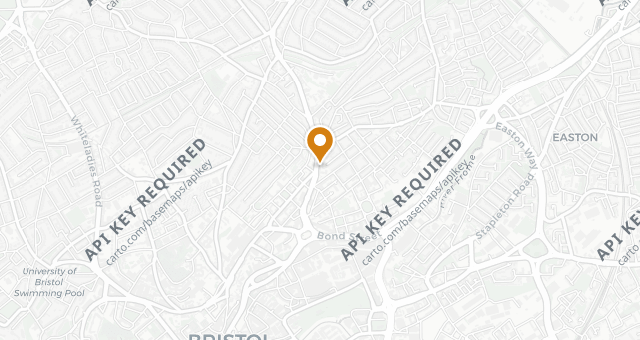 Map showing Paul's Canteen