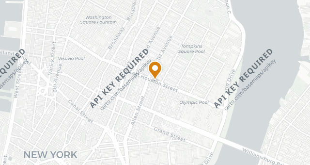 Map showing Katz's