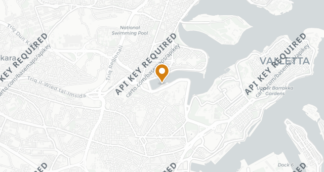 Map showing La Vela