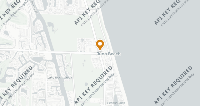 Map showing Captain Charlie's Original Reef Grill