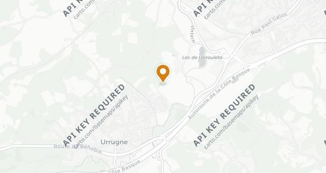 Map showing Ferme Lizarraga