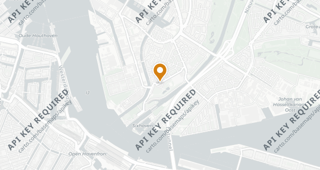 Map showing Café Modern