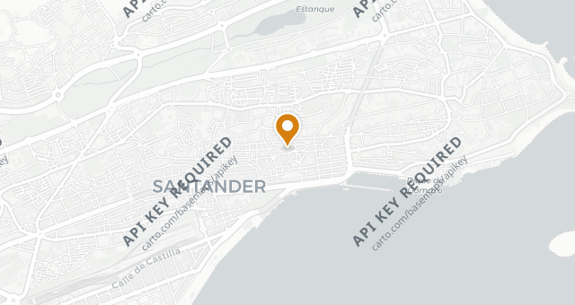 Map showing Agua Salada
