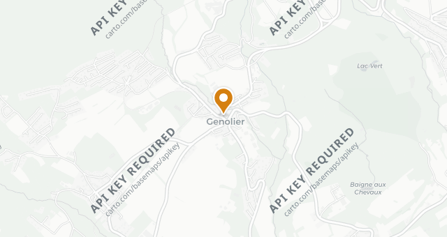 Map showing Auberge aux 3 Tilleuls