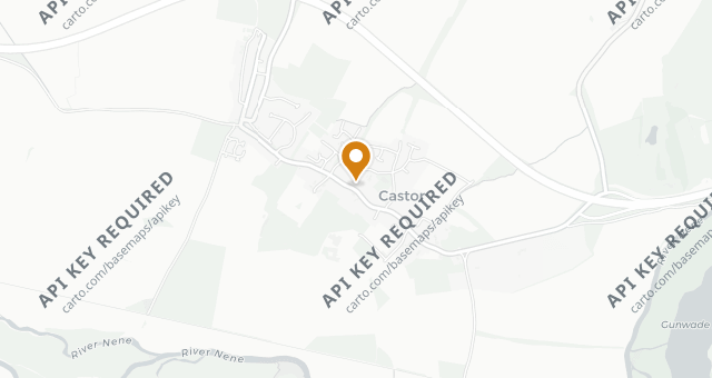 Map showing Chubby Castor