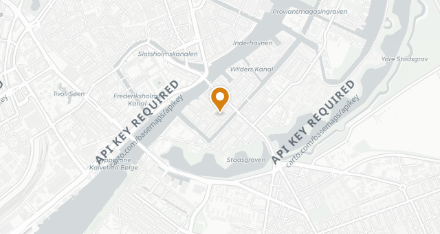 Map showing Kadeau København