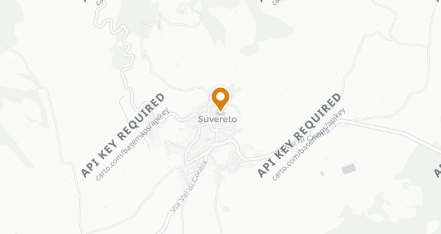 Map showing l' Ciocio - Osteria di Suvereto
