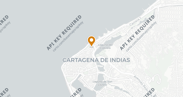 Map showing Restaurante Candé - Cocina 100% Cartagenera
