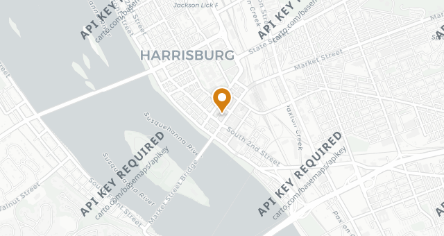 Map showing 1700° Steakhouse