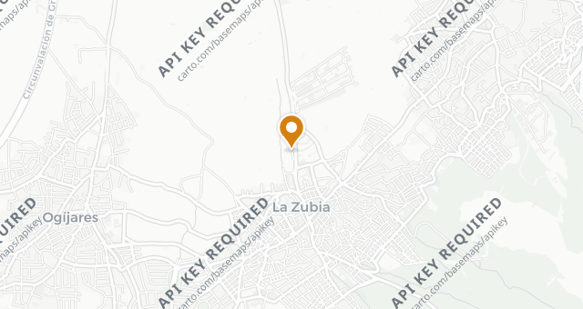 Map showing Asador de la Reina