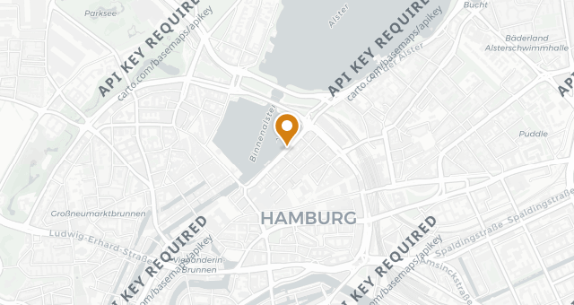 Map showing Grill Royal Hamburg