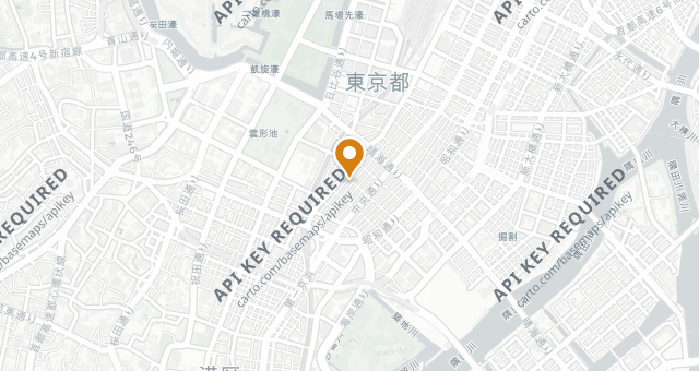 Map showing Ginza Toyoda