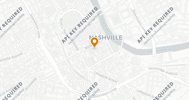 Map showing The Palm Nashville