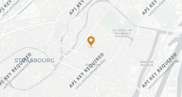 Map showing Les Funambules