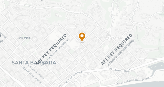 Map showing Los Agaves