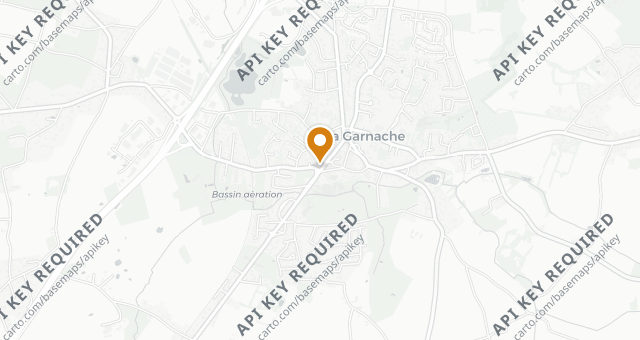 Map showing Le Petit Saint Thomas
