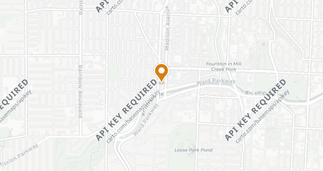 Map showing JJ's Restaurant
