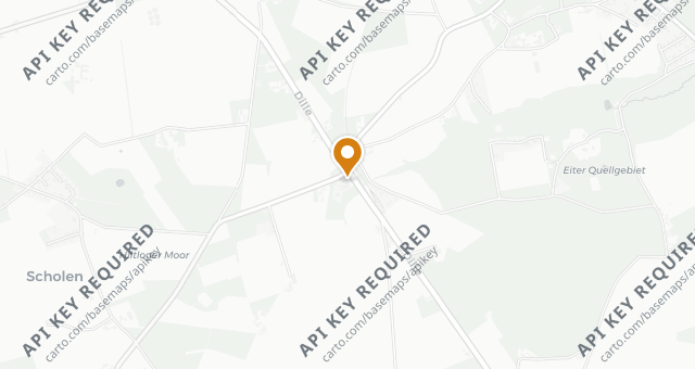 Map showing Restaurant Dillertal