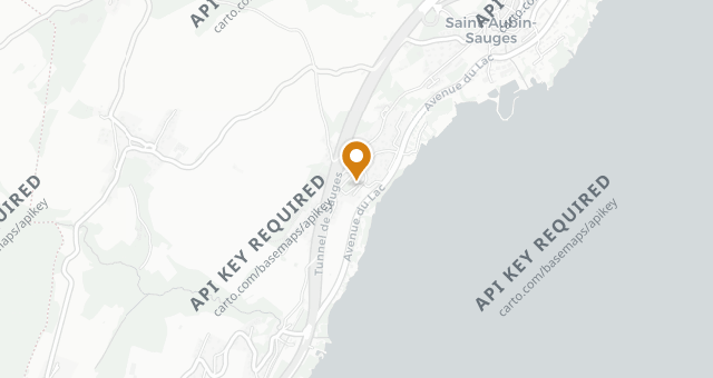 Map showing Baur's