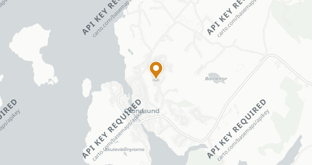 Map showing Pelles rökeri i Grundsund