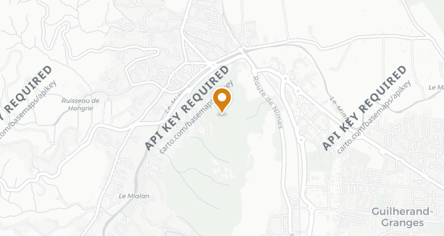 Map showing Auberge de Crussol