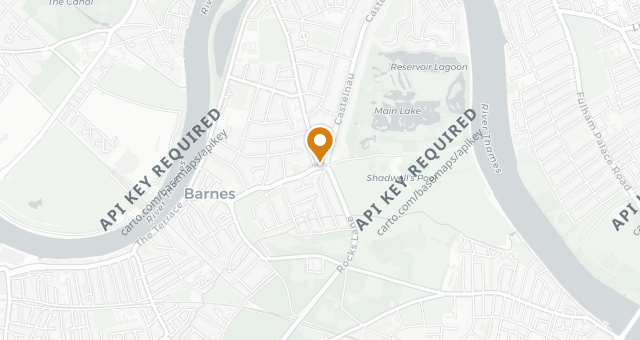 Map showing Home SW13