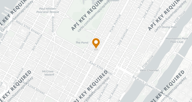 Map showing Casa Cruz New York